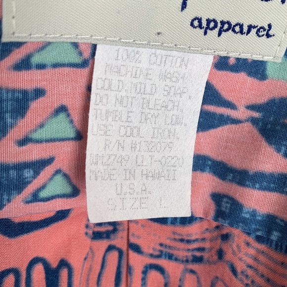 Bishop Street Hawaii Aloha Shirt - Pullover - Large - Picture 10 of 14